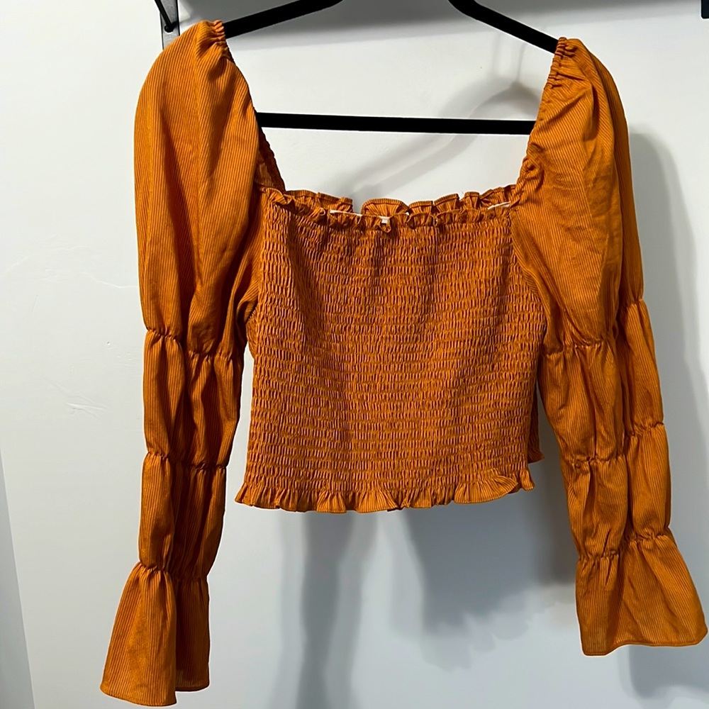 AMAZON | Burnt Orange Going Out Top